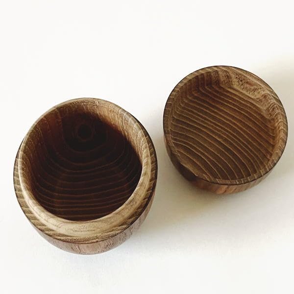 Amazon｜木製 棗(なつめ) えんじゅの木 茶器 抹茶｜茶入・茶壺